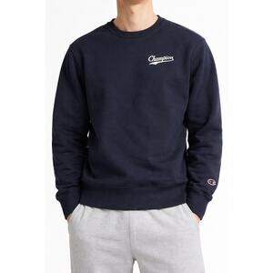 Champion Powerblend Sweatshirt Men's Small Navy Crew Neck NWT